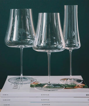 JINYOUJIA 1000ml Handgemaakt Kristallen Wijnglas - Volcano Model