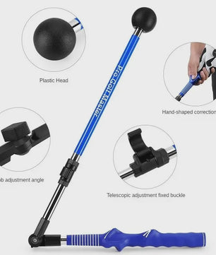 PGM Golf Swing Trainer - Verstelbare Lengte & Hoek voor Beginners (Links/Rechts)