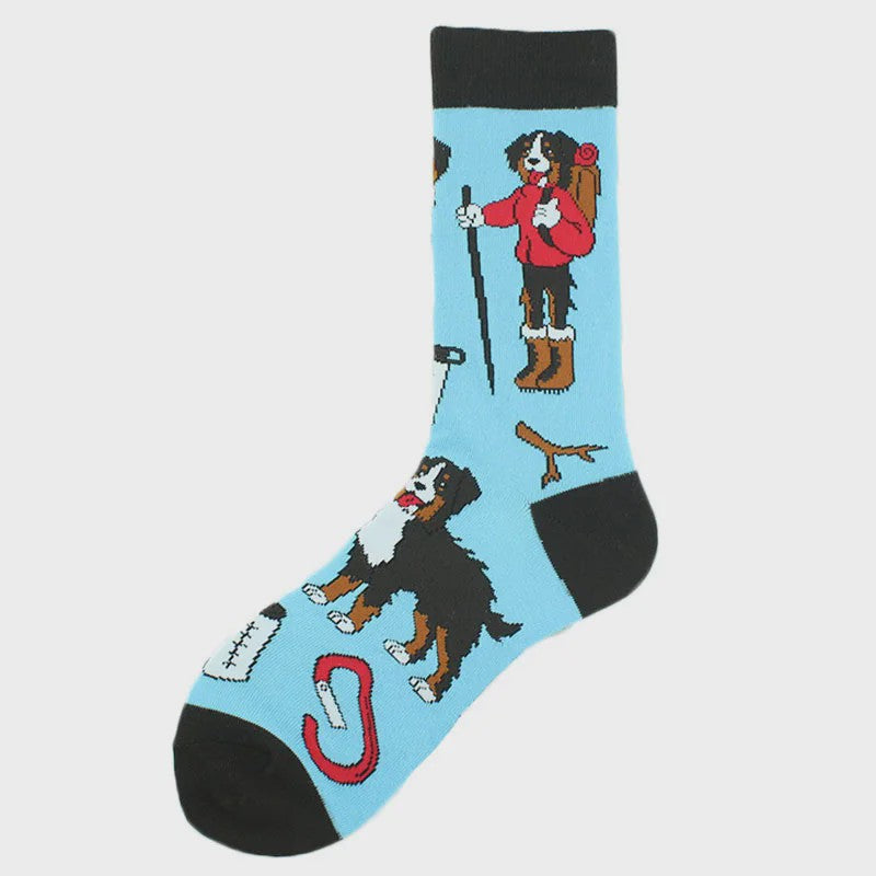 Unisex Happy Socks met Vrolijke Ontwerpen: Dinosaurus, Alien, Haai & Meer