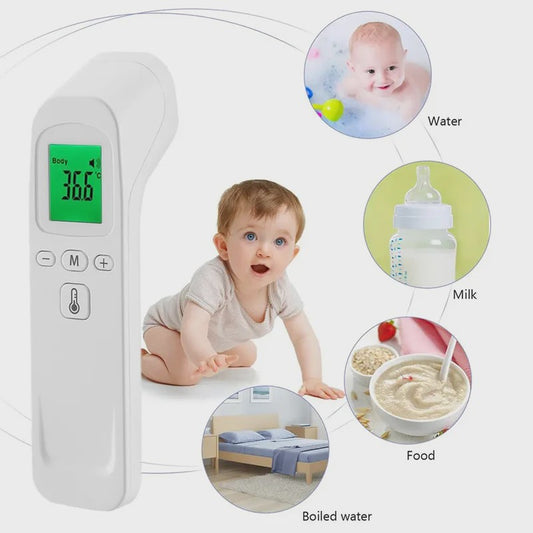 Contactloze Infrarood Thermometer - Snel en Nauwkeurig Lichaamstemperatuur Meten
