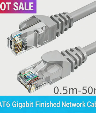 Cat6 Ethernet Kabel UTP RJ45 - 1000Mbps Snelheid - Diverse Lengtes