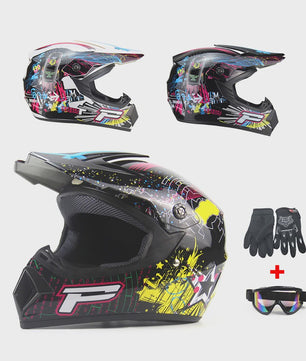 Professionele Off-road Motorcross Helm met DOT Keurmerk - Inclusief Gratis Accessoires