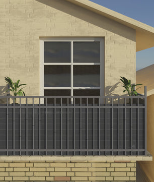 PVC Balkonhek Privacy Scherm - Wind- en Zichtbescherming