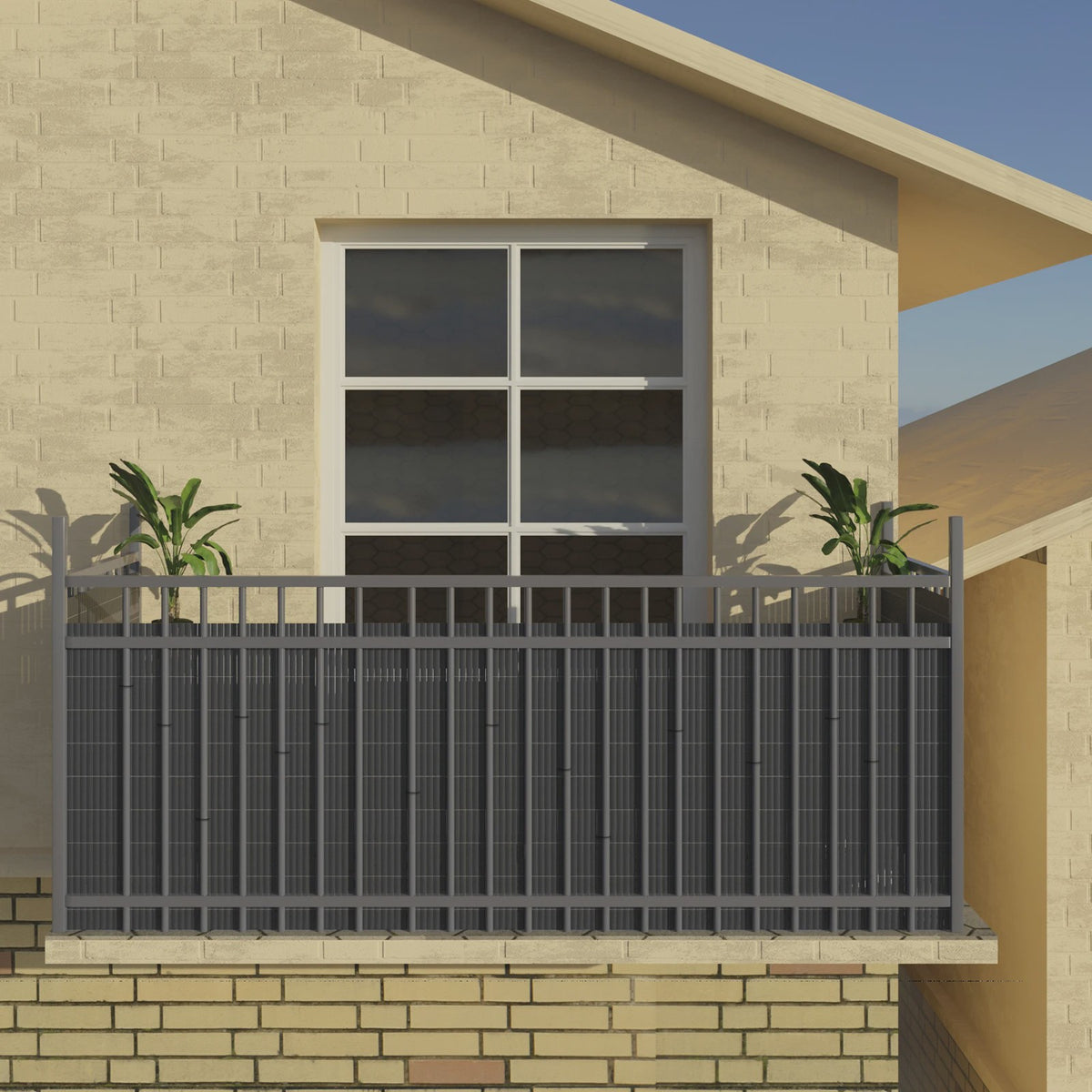 PVC Balkonhek Privacy Scherm - Wind- en Zichtbescherming