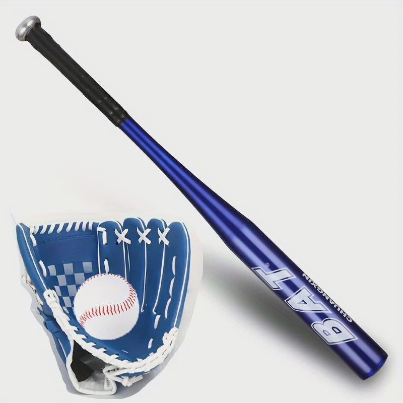 Baseball Starter Set voor Tieners: Aluminium Bat, Vanghandschoen & Bal - Ideaal voor Beginners