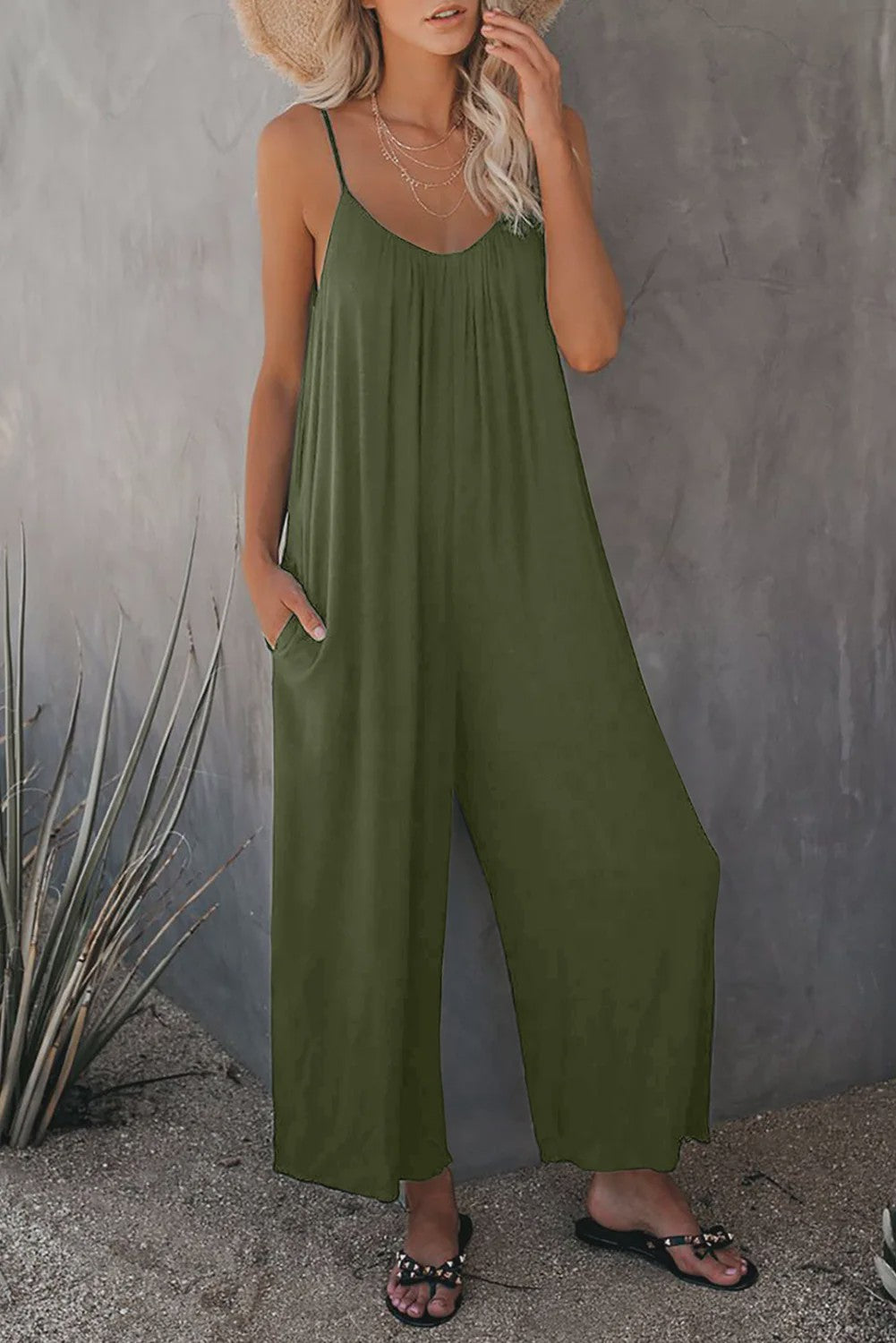 Zomerse Dames Overall Broek met Zakken - Comfortabel & Casual