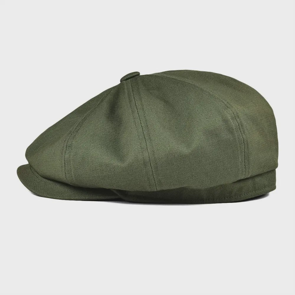 Retro Newsboy Cap Heren Dames - Stijlvolle Twill Katoen Baker Boy Pet