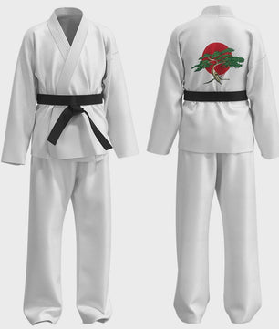 Cobra Kai Karatepak Kinderen & Volwassenen - Cosplay Kostuum met Hoofdband