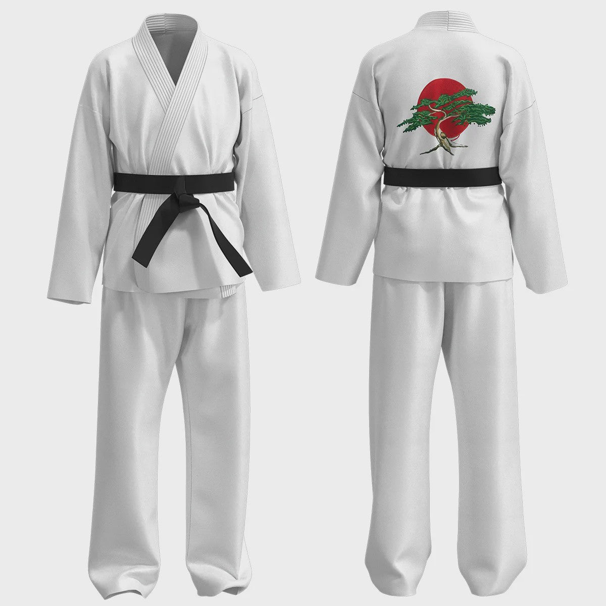 Cobra Kai Karatepak Kinderen & Volwassenen - Cosplay Kostuum met Hoofdband