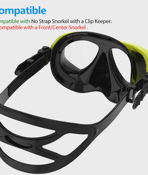 COPOZZ Professioneel Duikmasker & Snorkelset - Anti-condens, Gehard Glas