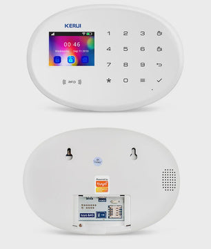 KERUI Tuya Smart Home Alarm Systeem - WiFi GSM Inbraakalarm met Bewegings- en Deursensoren