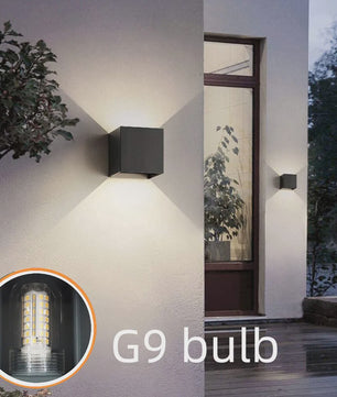 Moderne G9 LED Wandlamp Waterdicht IP65 Aluminium - Buiten & Binnen Gebruik