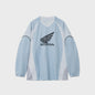 Honda Wielershirt Lange Mouw - Ademend V-hals Sportshirt voor Heren & Dames