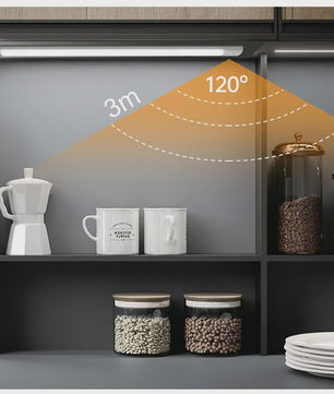 Draadloze LED Lamp met Bewegingssensor - USB Oplaadbaar voor Kast, Keuken & Slaapkamer