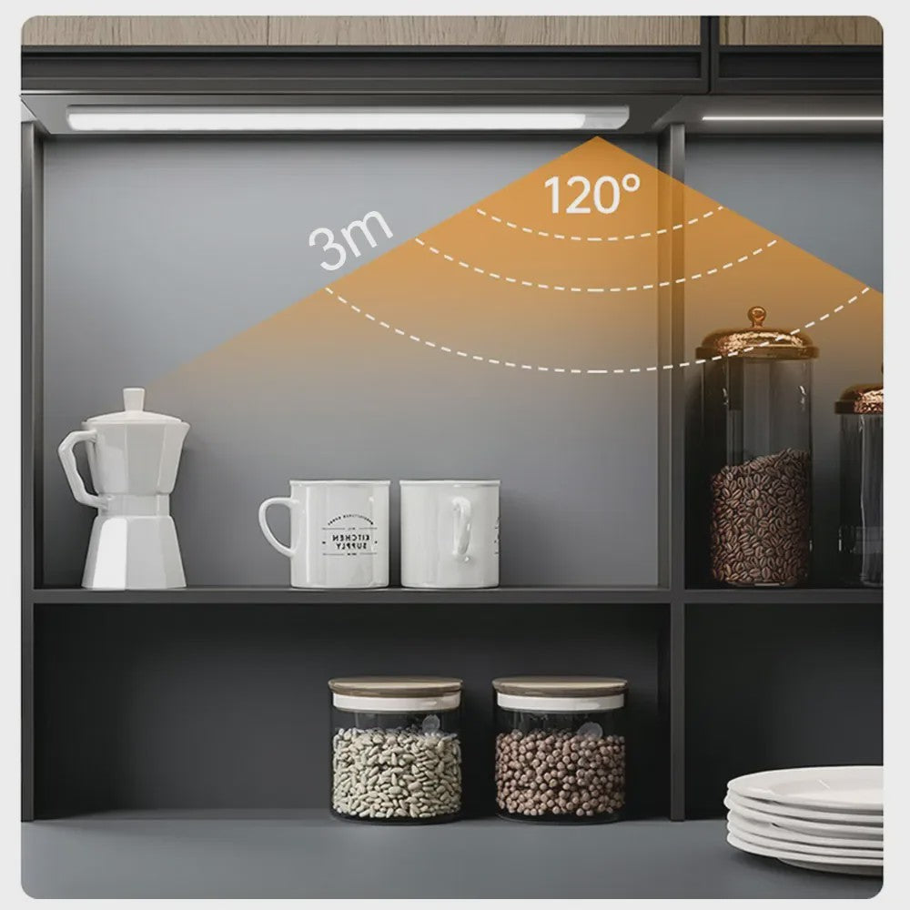 Draadloze LED Lamp met Bewegingssensor - USB Oplaadbaar voor Kast, Keuken & Slaapkamer