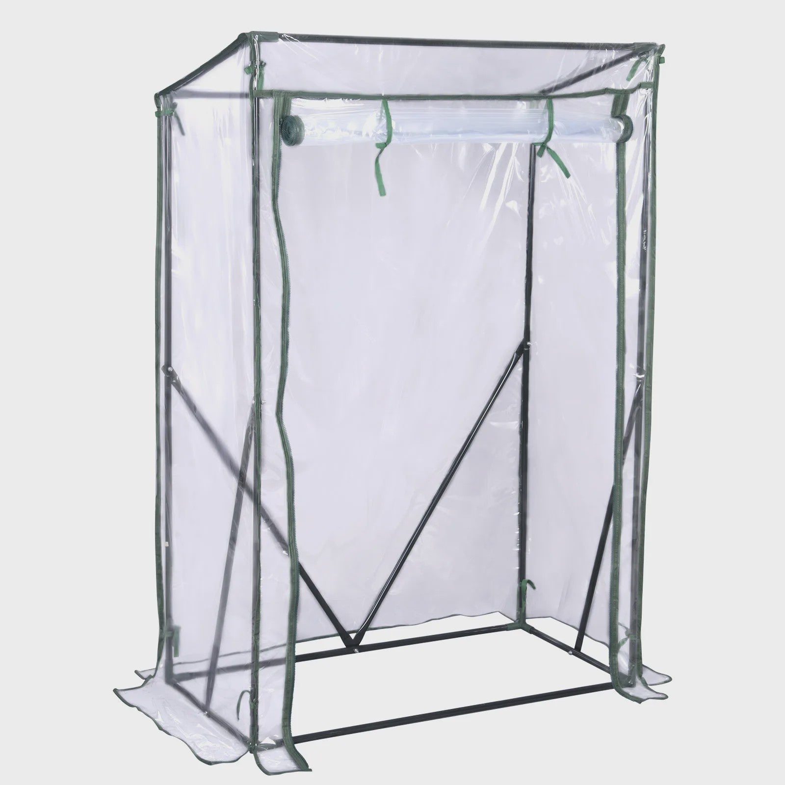 Compacte Kweekkas Tuin Tent - 100x50x136cm - Verplaatsbare Kas voor Planten en Groenten