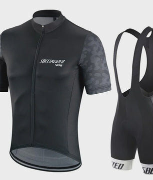 Pro Team Fietskleding Set: Zomer Wielershirt & Bib Shorts voor Racefiets en MTB