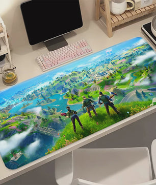 Gaming XL Muismat - Fortnite & Anime Designs - Waterdicht & Ultra Glad Bureau Accessoire