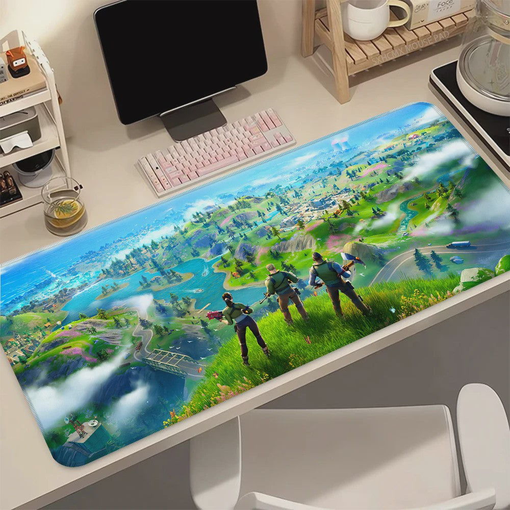 Gaming XL Muismat - Fortnite & Anime Designs - Waterdicht & Ultra Glad Bureau Accessoire