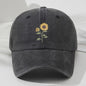 Retro Zonnebloem Baseballpet - Stijlvolle Dad Hat voor Buitenactiviteiten