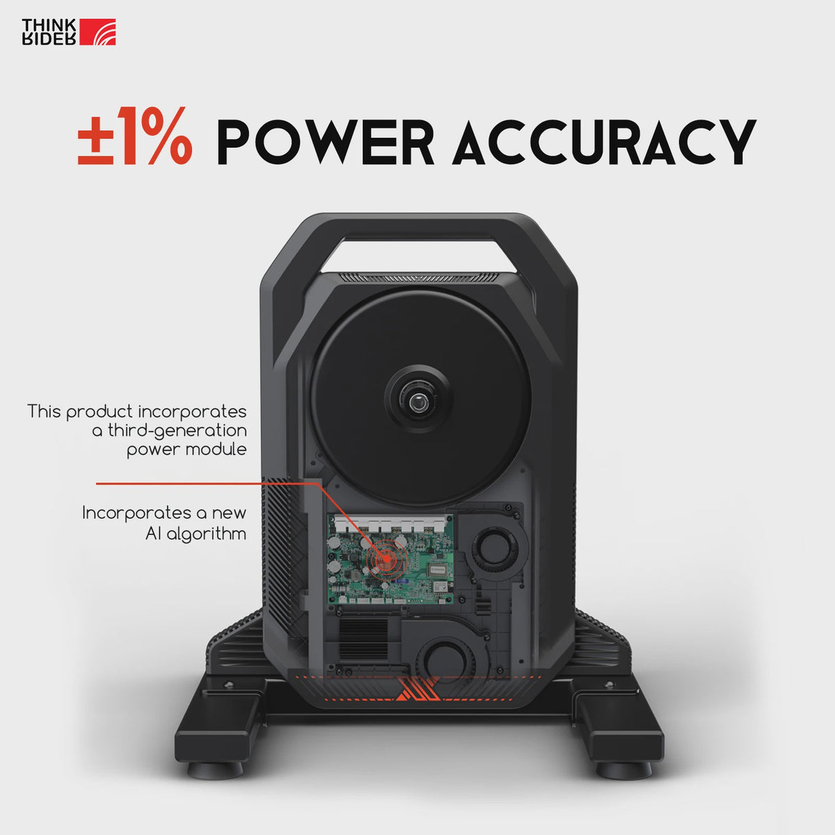 ThinkRider XXPRO Direct Drive Smart Bike Trainer - Krachtige Indoor Fietservaring