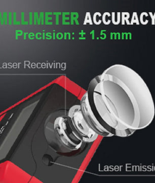 Noyafa NF-271 Laser Afstandsmeter - Precisie tot 80m