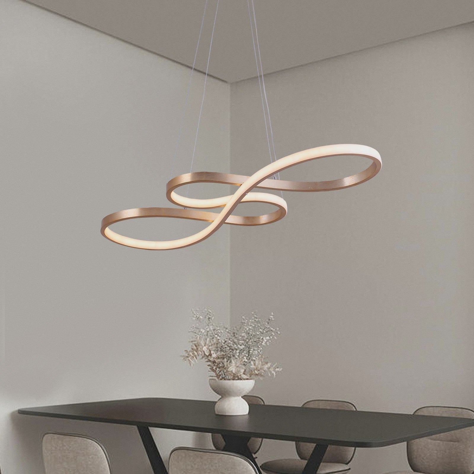 Moderne Acryl LED Hanglamp - Stijlvol Design, Dimbaar