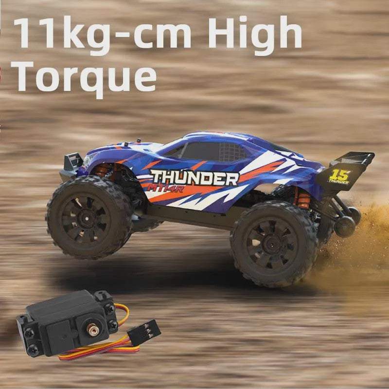 Teeggi 1/14 4WD RC Off-road Auto 100KM/H Borstelloze Motor 3S Snelheid Truck Drift Race Auto Speelgoed