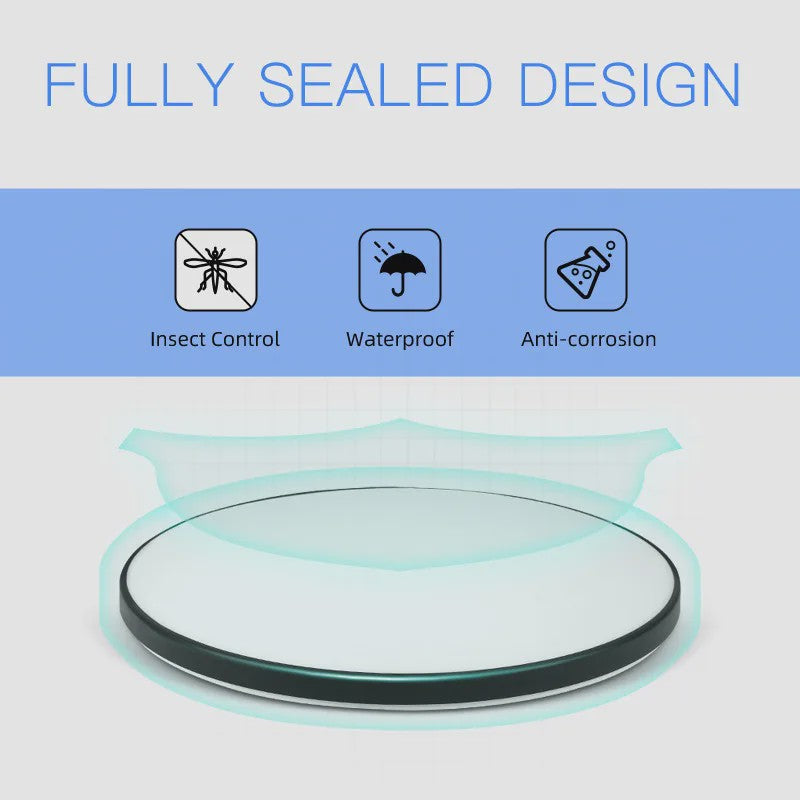 Waterdichte LED Plafondlamp Rond - 18W/30W/40W - IP44 - Keuken, Badkamer, Woonkamer