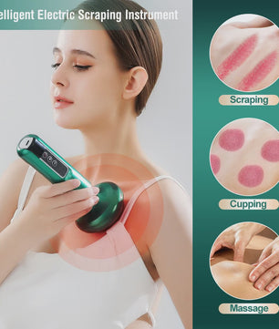 Elektrische Cupping Massager: 6 standen vacuüm, Gua Sha, anti-cellulitis & body shaping