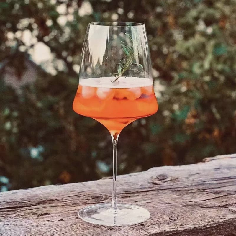 Luxe Handgemaakte Kristallen Wijnglas - Extreem Dun & Vlekkeloos