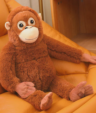 Grote Zachte Pluche Knuffel Gorilla / Aap - 62cm - Leuke Kinderkamer Decoratie & Cadeau