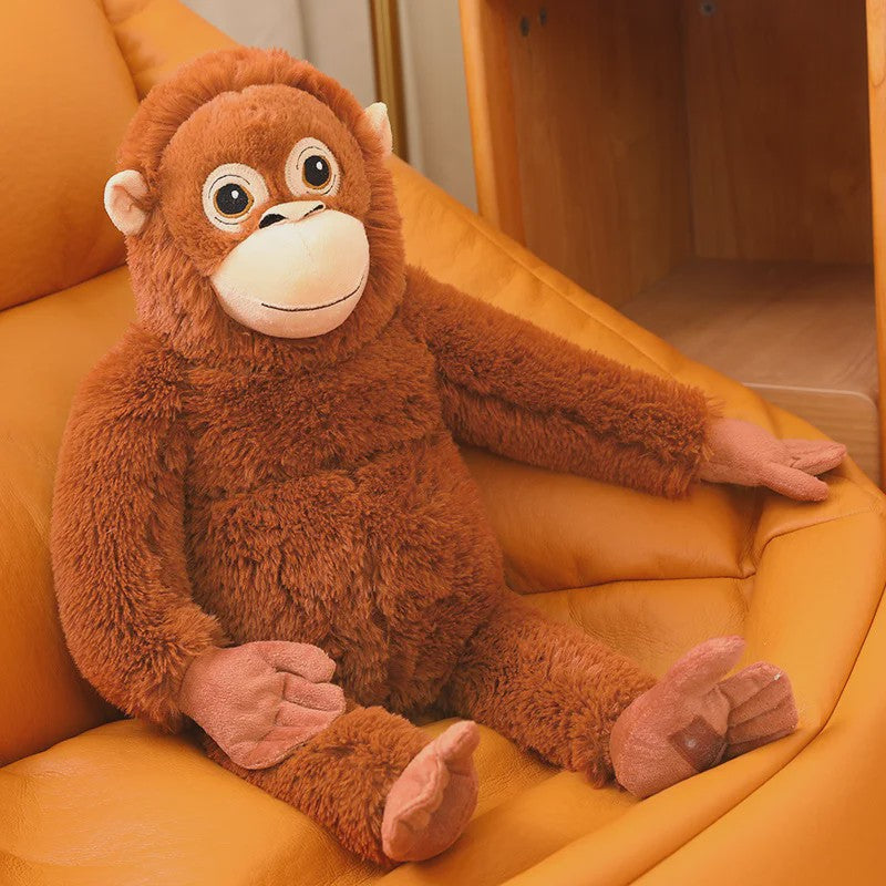 Grote Zachte Pluche Knuffel Gorilla / Aap - 62cm - Leuke Kinderkamer Decoratie & Cadeau