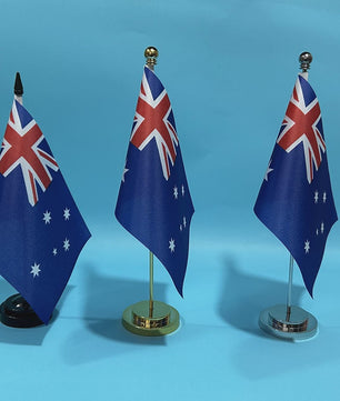 Australische Bureauvlag 14x21cm - Polyester Tafelvlag voor Kantoor