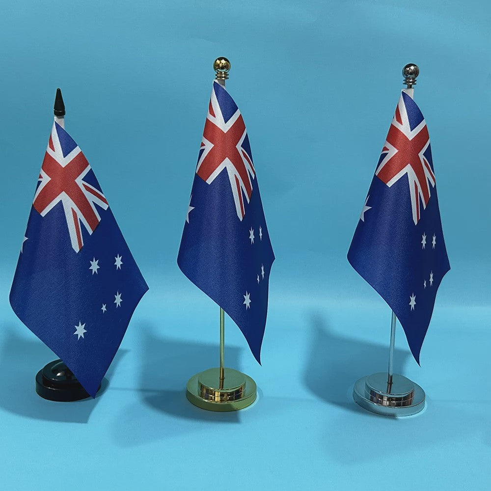 Australische Bureauvlag 14x21cm - Polyester Tafelvlag voor Kantoor