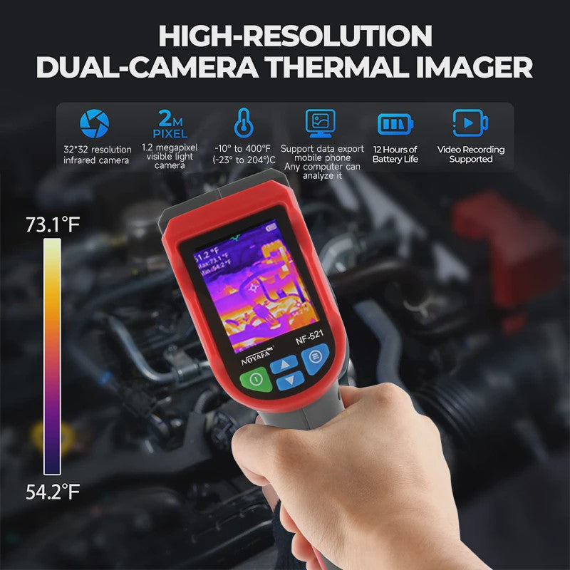 NOYAFA NF-521 Infrarood Thermische Camera | -20~400°C | Vloerverwarming Detector