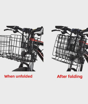 Vouwbare Fietsmand - Voor- en Achtermand - Duurzaam Staal - Mountainbike Accessoire