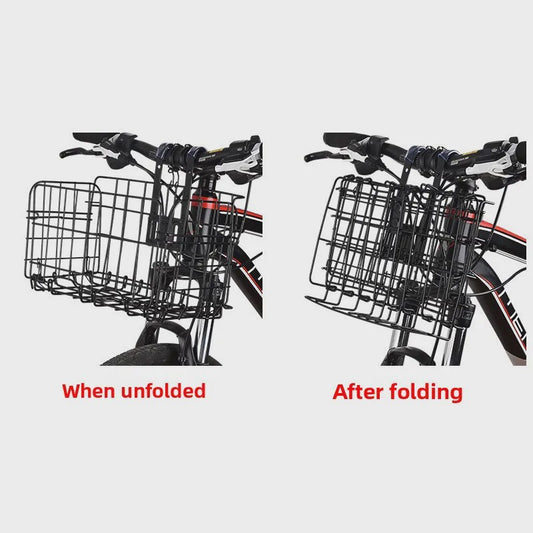 Vouwbare Fietsmand - Voor- en Achtermand - Duurzaam Staal - Mountainbike Accessoire