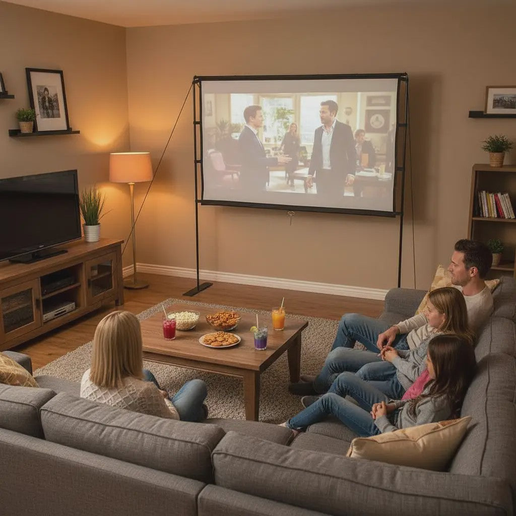 Projectiescherm 84 inch 4:3 met Draagbare Standaard