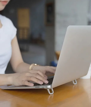 Set van 2 Laptopstandaards: Ergonomisch Werken & Verbeterde Koeling