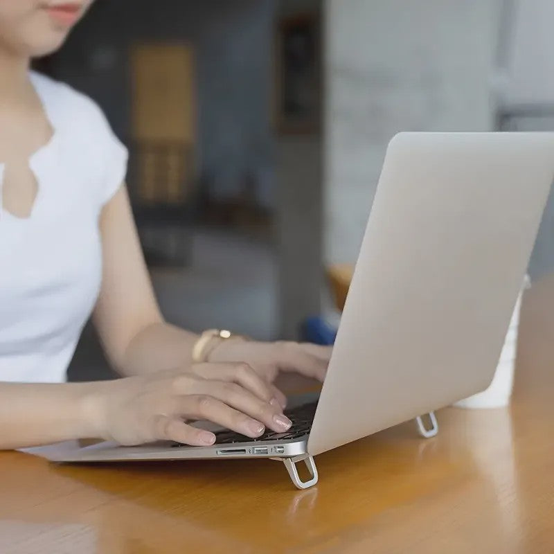 Set van 2 Laptopstandaards: Ergonomisch Werken & Verbeterde Koeling