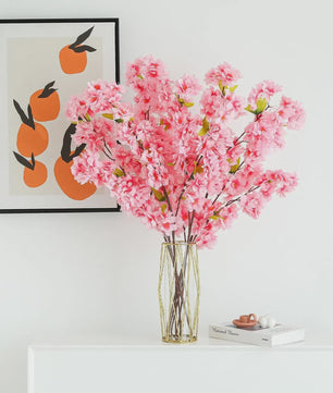 Kunstbloemen Boeket Sakura Takken - Sfeervolle Decoratie voor Huis, Feest & Bruiloft