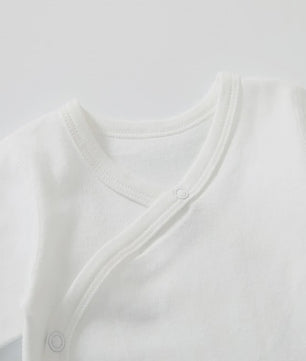 Newborn Baby Kimono Shirt Lange Mouw 100% Katoen - Makkelijk Aan & Uit