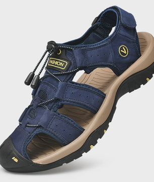 Leren Heren Sandalen - Comfortabele Zomer Schoenen voor Strand en Casual Gebruik (Maat 38-48)