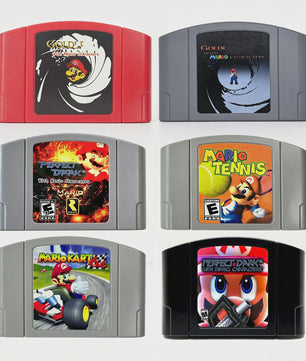64-Bit Console Game Cartridge Collectie - Mario Serie (NTSC Versie)
