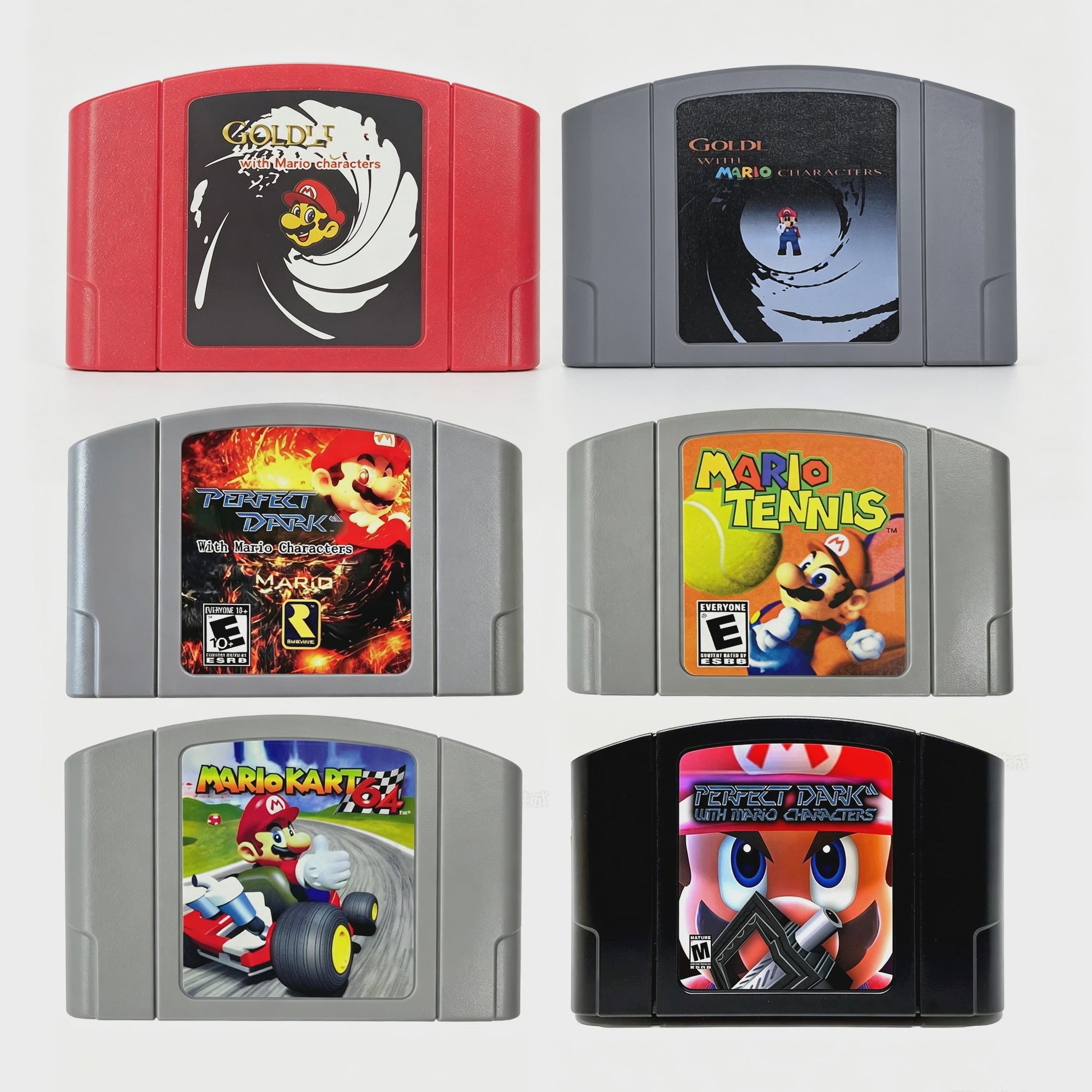 64-Bit Console Game Cartridge Collectie - Mario Serie (NTSC Versie)