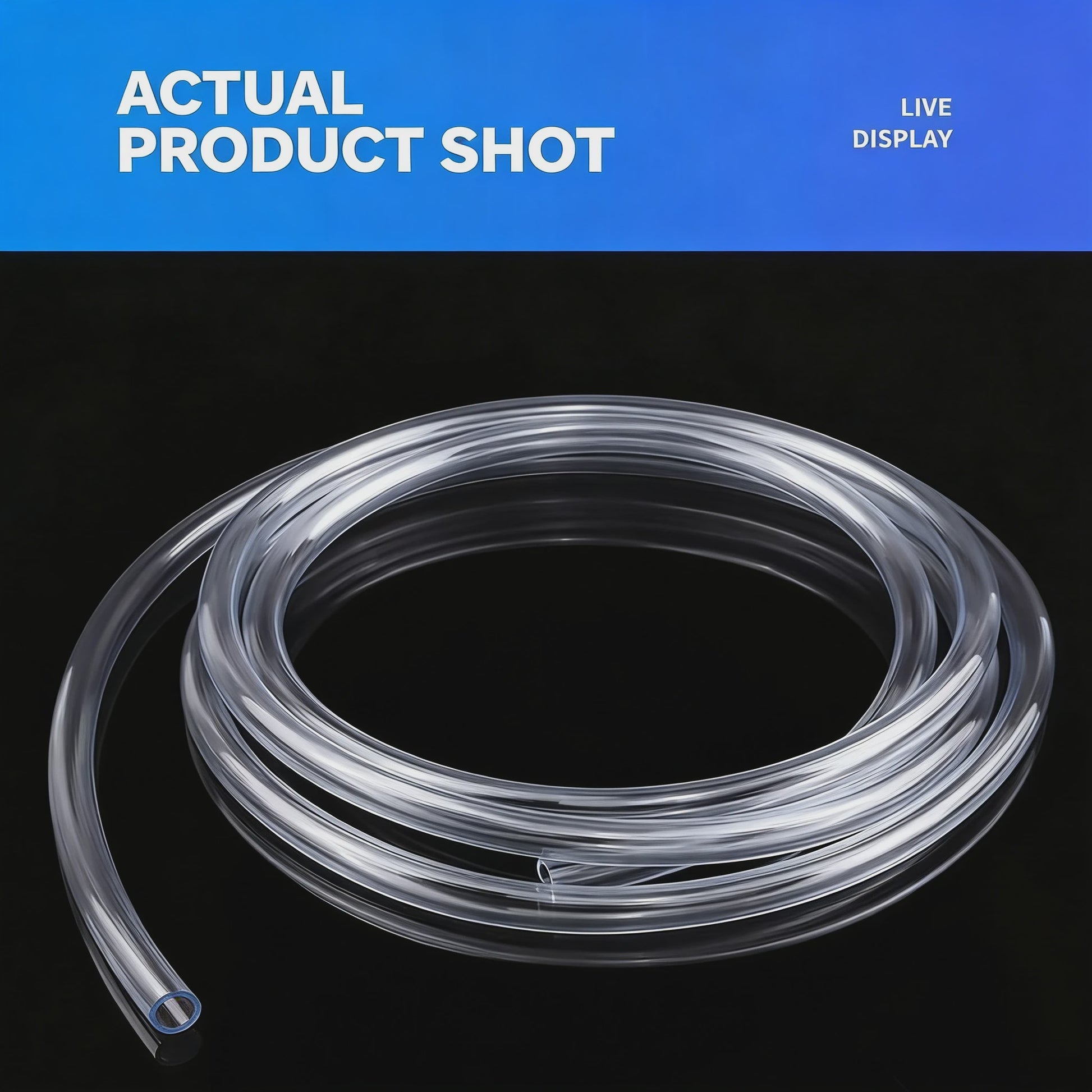 Transparante PVC Slang - Waterpomp Buizen - Diverse Diameters & Lengtes tot 100M