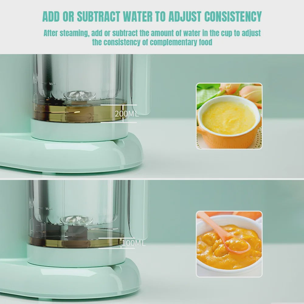 Multifunctionele Babyvoeding Maker: Stomen, Mixen, Opwarmen & Koken