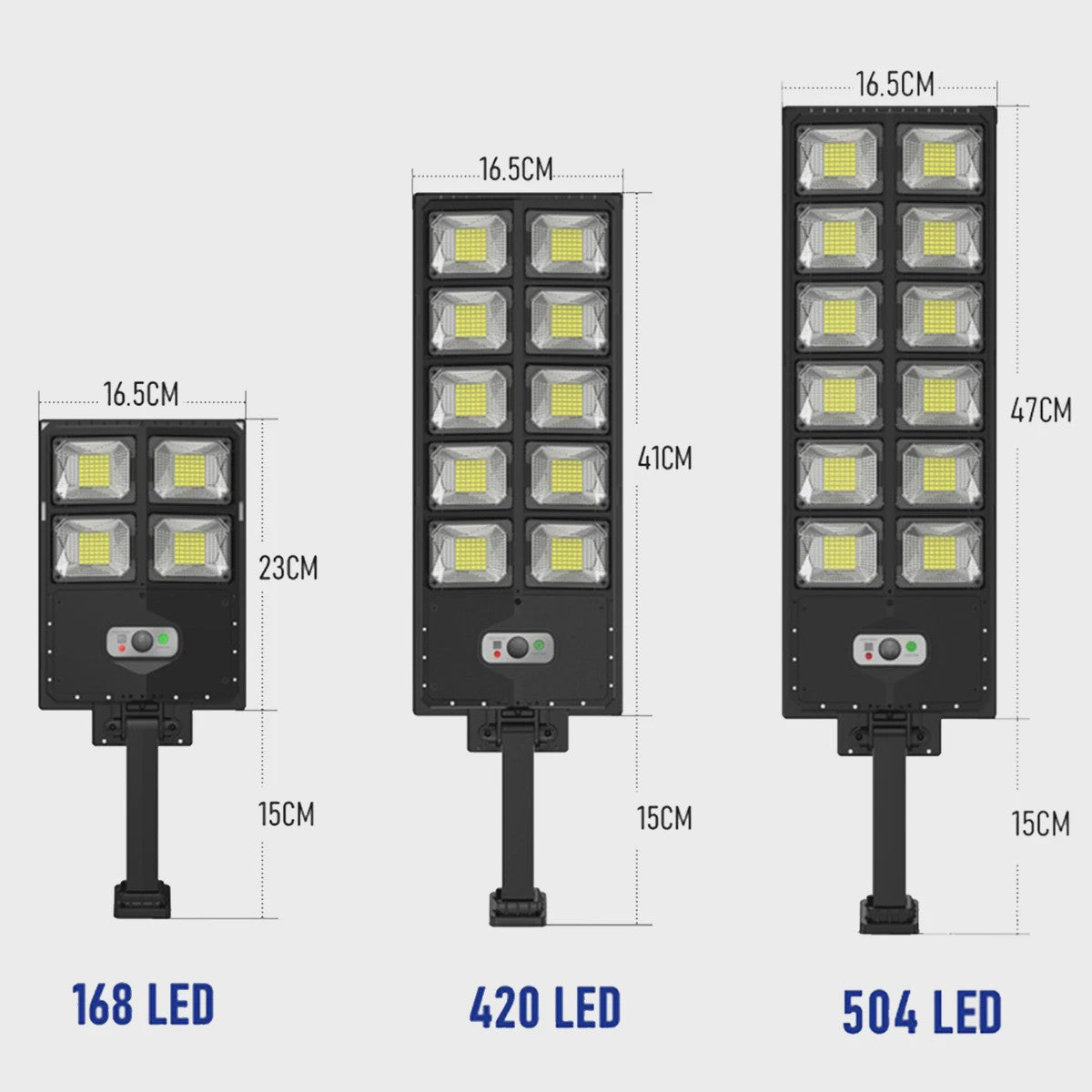 Krachtige Solar Buitenlamp met Bewegingssensor - LED Tuinverlichting