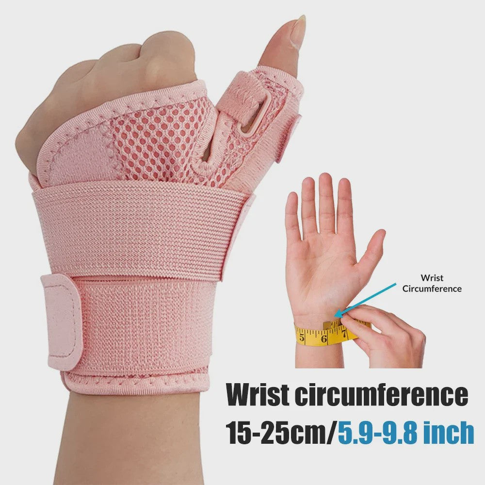 Flexibele Pols- en Duimbrace met Spalk - Ademend, voor Artritis, Tendinitis, Linker- of Rechterhand